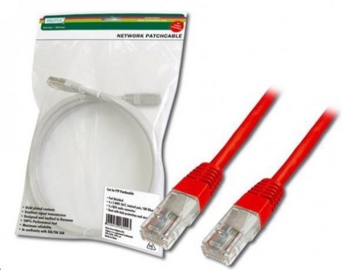 Патч-корд DIGITUS CAT 5e UTP, 2м, AWG 26/7, красного цвета (DK-1511-020/R) Патч-корд DIGITUS CAT 5e UTP, 2м, AWG 26/7, красного цвета (DK-1511-020/R)