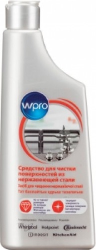 Средство для чистки нержавеющей стали 250 мл WPRO 484000008731 Средство для чистки нержавеющей стали 250 мл WPRO 484000008731
