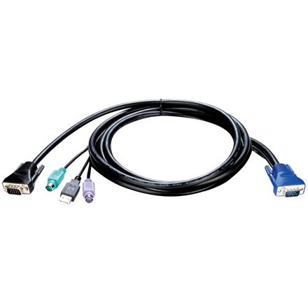 Кабель D-Link для KVM-440/ KVM-450, 3м Кабель D-Link для KVM-440/ KVM-450, 3м