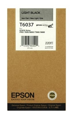 Картридж Epson StPro 7800/ 7880/ 9800/ 9880 light black, 220мл. (C13T603700) в Киеве