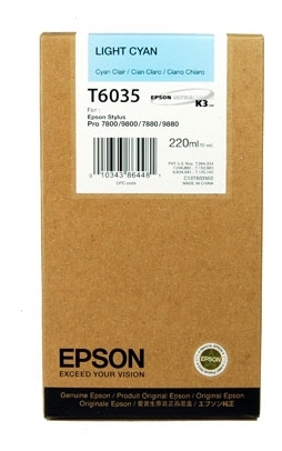 Картридж Epson StPro 7800/ 7880/ 9800/ 9880 light cyan, 220мл (C13T603500) в Києві