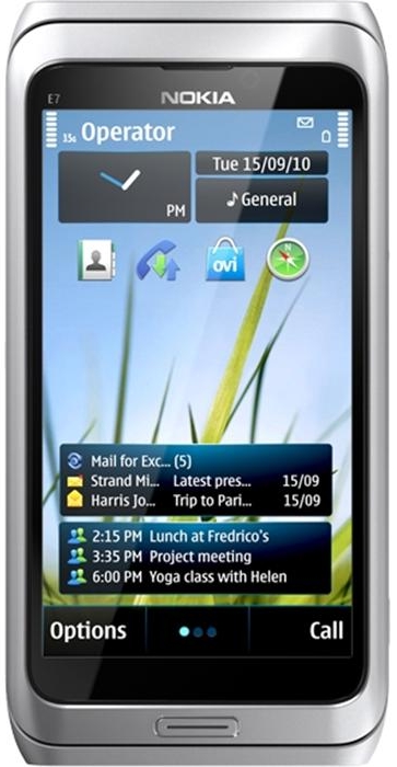 Смартфон NOKIA E7-00 Silver White в Киеве