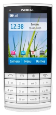 Мобильный телефон Nokia X3-02 White Silver (нокиа) в Киеве