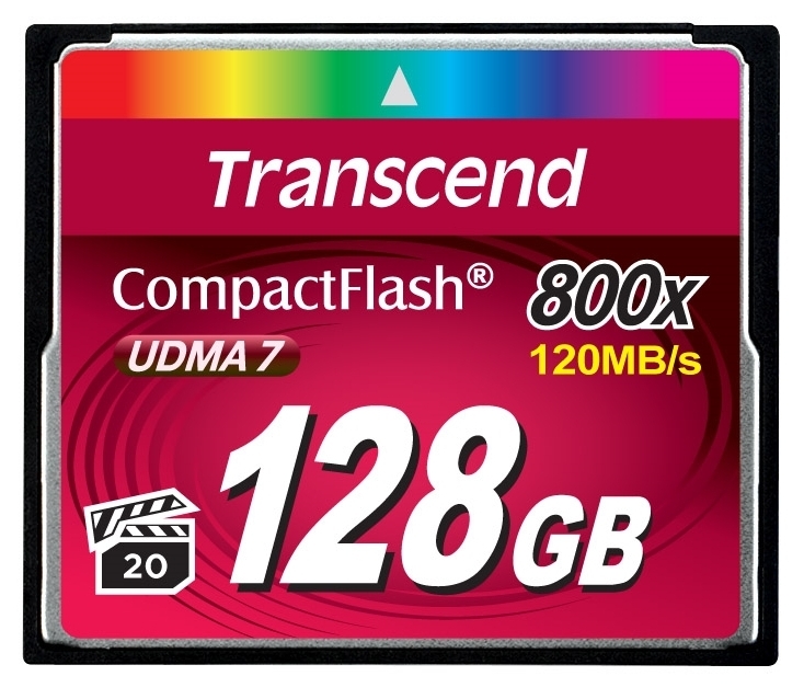 Карта пам'яті Transcend CF 128Gb 800X (TS128GCF800) в Києві