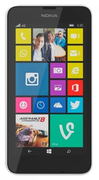 Смартфон NOKIA Lumia 630 DS White в Киеве