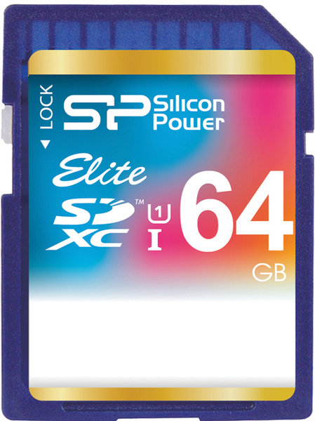 Карта пам'яті SILICON POWER SDXC 64GB Class 10 Elite (SP064GBSDXAU1V10) в Києві