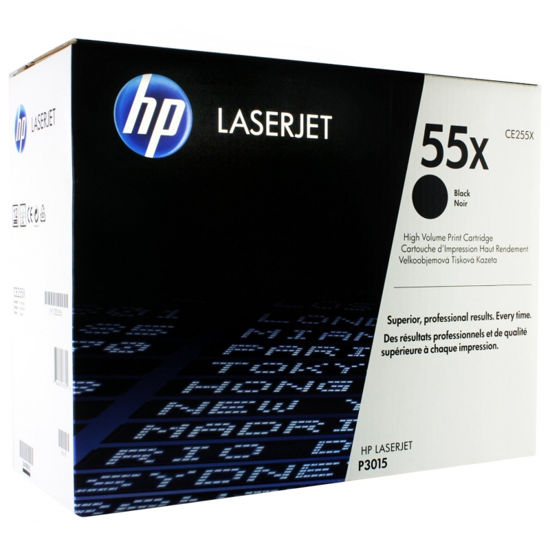 Картридж HP 55X black max повышенной емкости 12500стр (CE255X) в Киеве