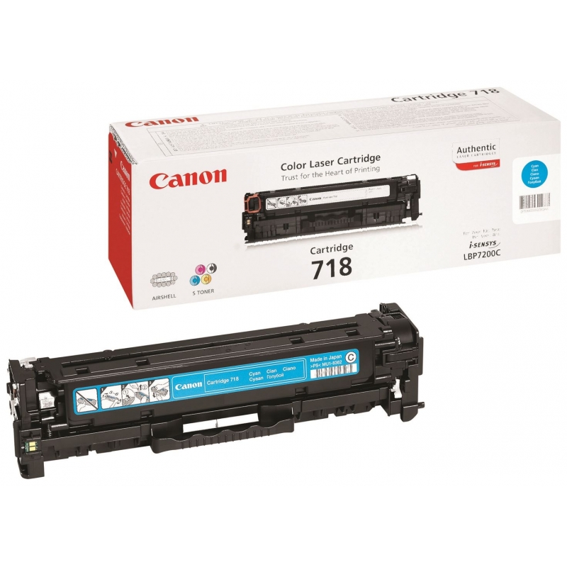 Картридж Canon 718 LBP-7200/MF-8330/8350 Cyan (2661B002) в Києві