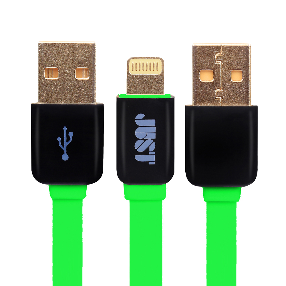 Кабель JUST Rainbow Lighting USB Green в Киеве