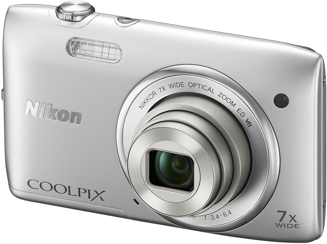 ᐉ Цифрова камера NIKON Coolpix S3500 Silver — купить в Киеве и