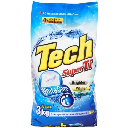 Стиральный порошок TECH Super Ti 3 кг для белого в Киеве