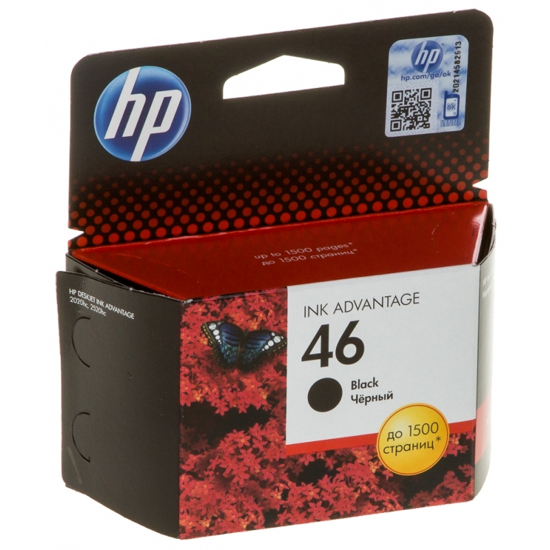 Картридж HP No.46 Ultra Ink Advantage (CZ637AE) Black в Києві