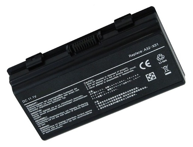 Акумулятор POWERPLANT для ноутбуків Asus X51H (A32-T12 AS5151LH) 11.1V 5200mAh (NB00000011) в Києві