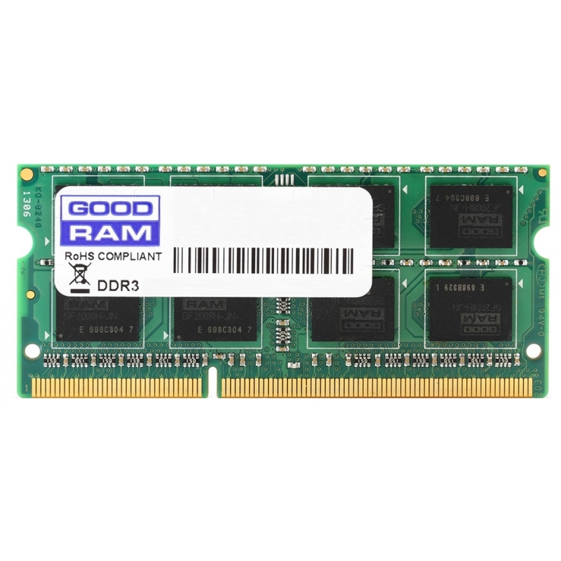 Пам'ять So-Dimm Goodram 1x2Gb DDR3 1600Mhz (GR1600S3V64L11/2G) в Києві