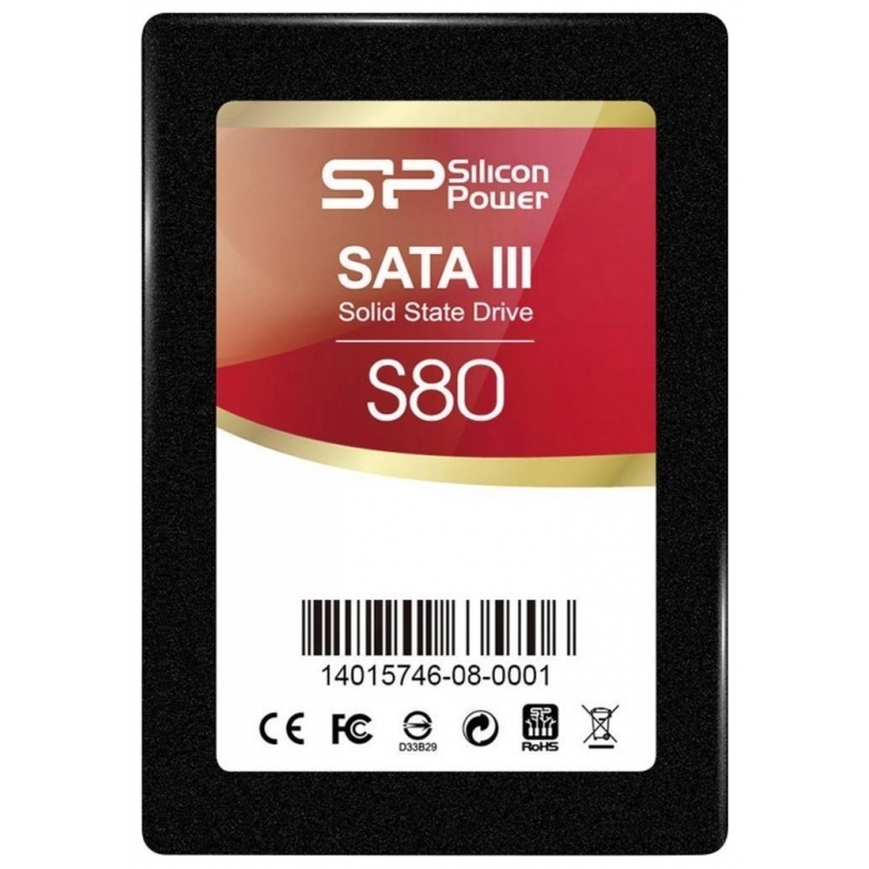 Накопичувач SSD 240Gb Silicon Power Slim S80 (SP240GBSS3S80S25) в Києві
