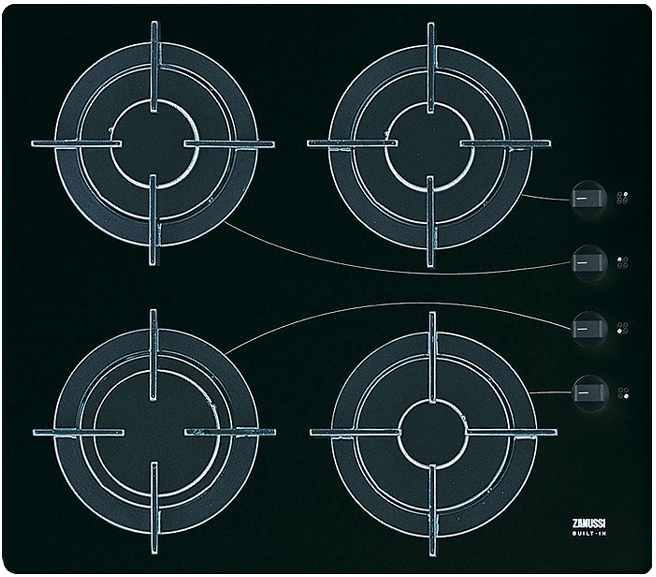 Поверхность независимая газовая Zanussi ZGG 646 ITN в Киеве