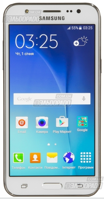 Смартфон SAMSUNG SM-J500H Galaxy J5 DS White в Києві