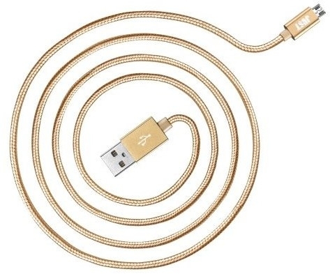Кабель JUST Copper Micro USB 1,2m Gold в Києві