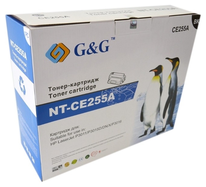 Картридж G&G для HP LJ P3015 series Black (G&G-CE255A) в Киеве