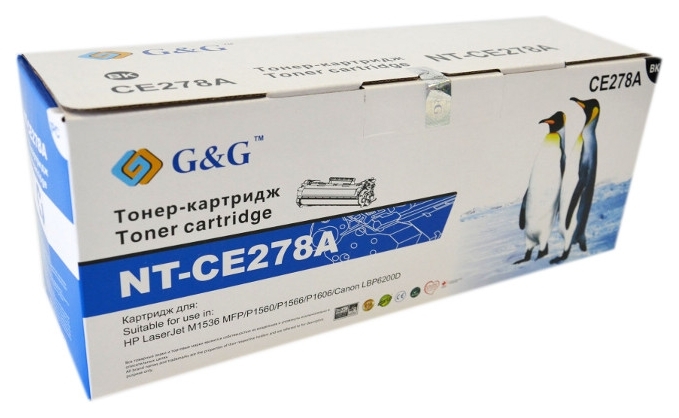 Картридж G&G для HP LJ P1566/1606DN/M1536dnf Black (G&G-CE278A) в Києві