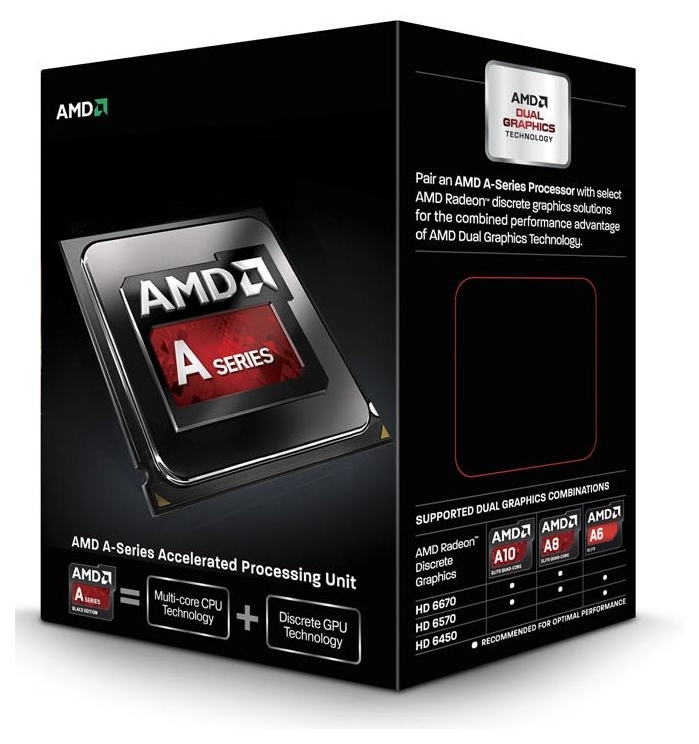 Процесор AMD A6-6400K AD640KOKHLBOX (sFM2, 3.9Ghz) Box в Києві