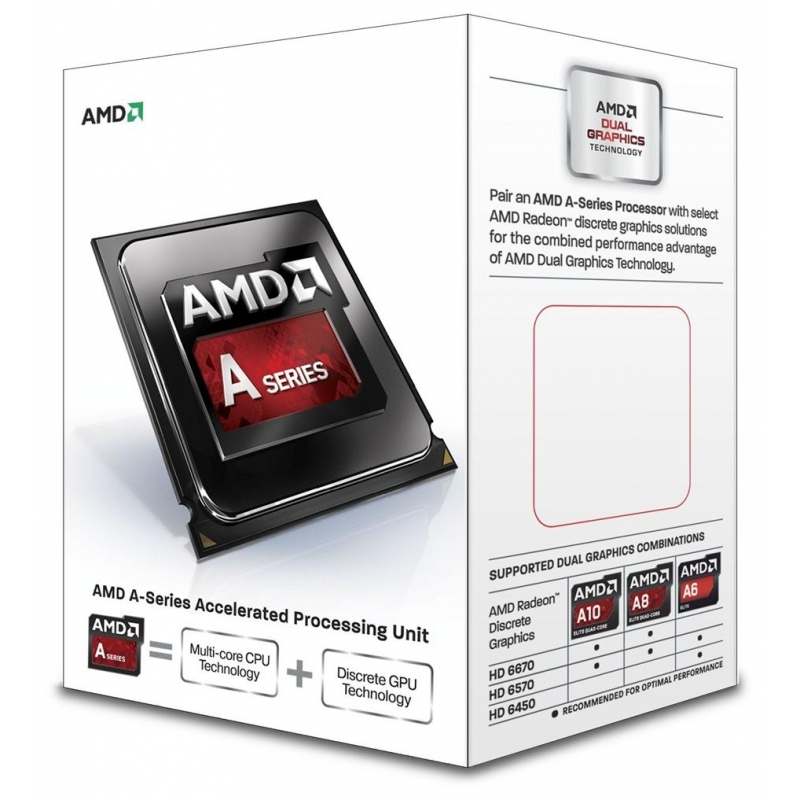 Процессор AMD A4-6320 AD6320OKHLBOX (sFM2, 3.8-4.0Ghz) BOX в Киеве