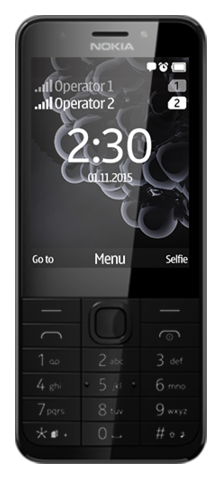 Мобільний телефон Nokia 230 Dual Dark Silver (A00026971) в Києві