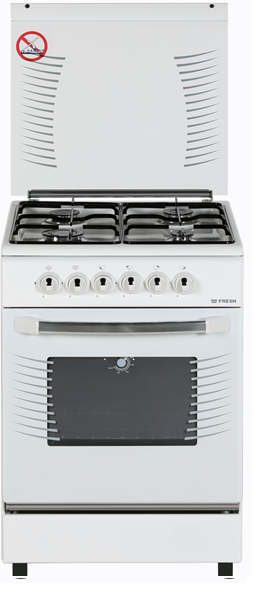 Плита газовая FRESH 55x55 FORNO white в Киеве
