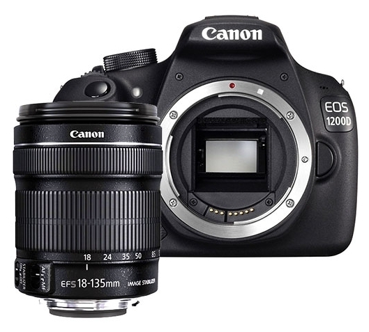 Зеркальный фотоаппарат Canon EOS 1200D 18-135 IS KIT в Киеве