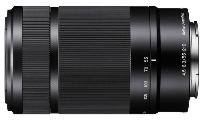 Объектив Sony 55-210mm Black  f/4.5-6.3 для камер NEX (SEL55210B.AE) в Киеве