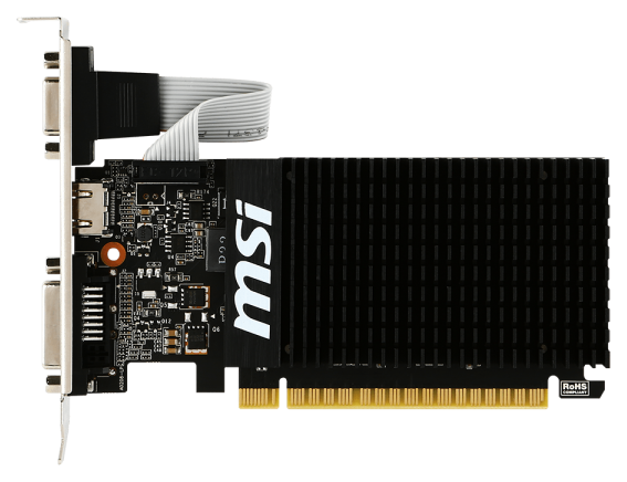 Видеокарта MSI GeForce GT710 1Gb GDDR3 (GT710 1GD3H LP) в Киеве