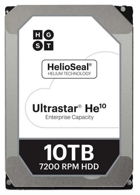 Жорсткий диск 10TB HGST Ultrastar He10 0F27454 HUH721010ALE604 7200RPM 256MB в Києві