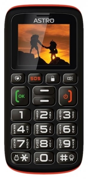 Мобільний телефон Astro B181 (Black/Orange) в Києві