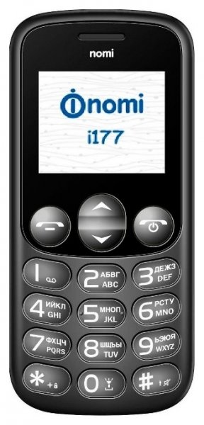 Мобильный телефон Nomi i177 Black в Киеве