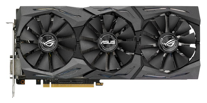 Відеокарта Asus GeForce GTX1070 8Gb ROG STRIX GAMING OC (STRIX-GTX1070-O8G-GAMING) в Києві
