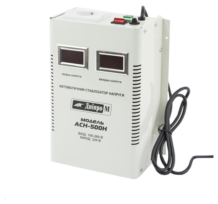 Автоматичний стабілізатор напруги настінний Дніпро-М АСН-500Н в Києві