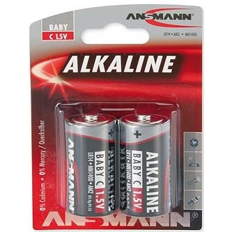 Батарейка Ansmann C bat Alkaline 2шт Red (1513-0000) в Києві