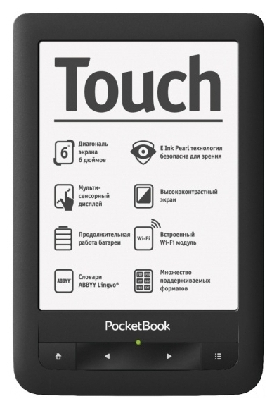 Электронная книга Pocketbook Touch 622 black в Києві