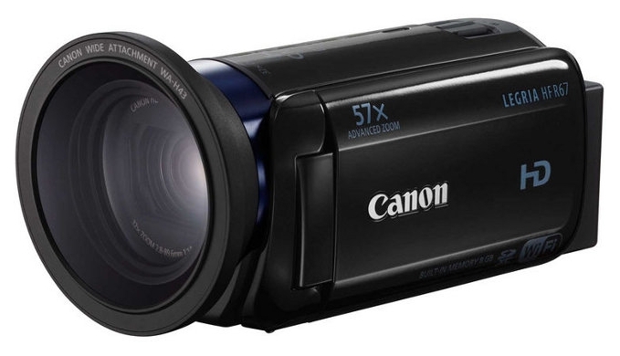 Цифрова відеокамера Canon HDV Flash HF R67 Black (0279C016) в Києві