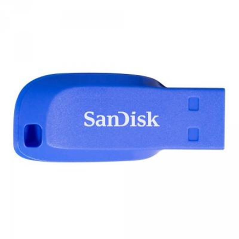 USB-накопичувач 16GB SANDISK Cruzer Blade USB 2.0 Blue Electric (SDCZ50C-016G-B35BE) в Києві