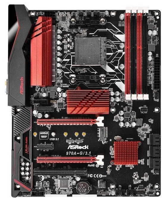 Материнская плата ASRock 970A-G/3.1 (sAM3+ AMD970) в Киеве