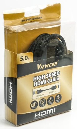 Аудио-кабель Viewcon VC-HDMI-509-5m Black в Києві