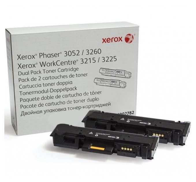 Тонер картридж Xerox PH3052/3260/WC3215/3225 Black (2*3000 стр) Двойная упаковка (106R02782) в Киеве