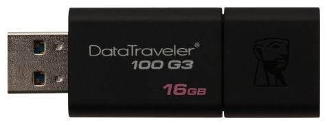 Накопитель Kingston 16 GB DataTraveler 100 G3 DT100G3/16GB в Киеве