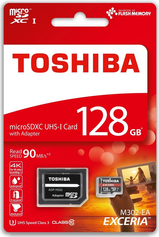 Карта памяти Toshiba microSDHC128GB Cl10UHS|U3+SDad в Киеве