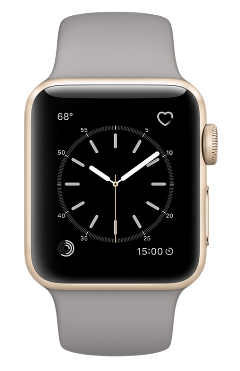 Смарт-часы Apple Watch S1 (MNNJ2) 38mm Gold/Concrete в Киеве