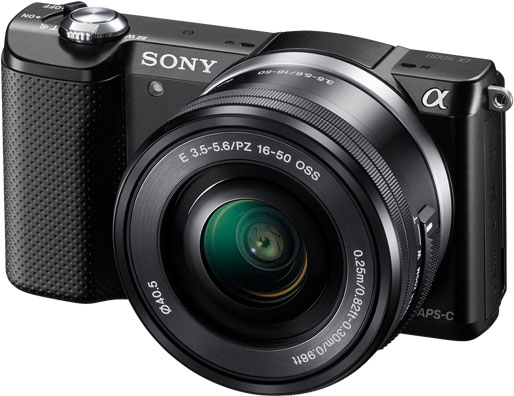 Фотоапарат Sony Alpha A5000 kit (16-50mm) Black (ILCE5000LB.CEC) в Києві