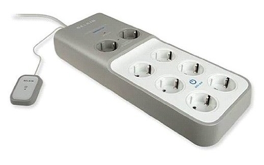 Сетевой фильтр Belkin Conserve Surge 2.0м, 8розеток (CNS08deT-2M) в Киеве