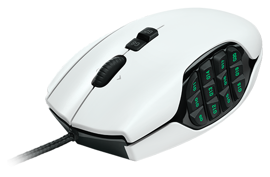 Миша Logitech G600 MMO Gaming (910-003629) White в Києві