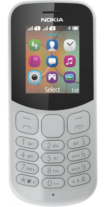 Мобільний телефон Nokia 130 Dual Sim New Gray (A00028617) в Києві